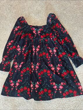 Girl’s Velvet Dress
